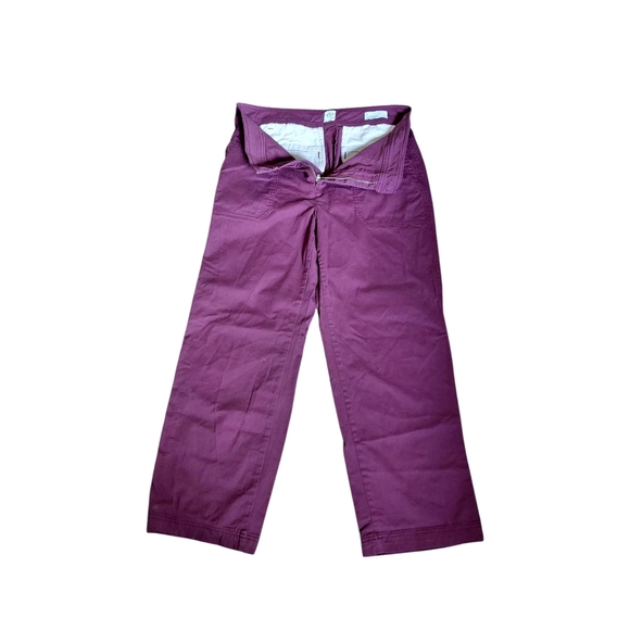 Burgundy Girlfriend Khaki Pants - Picture 1 of 5
